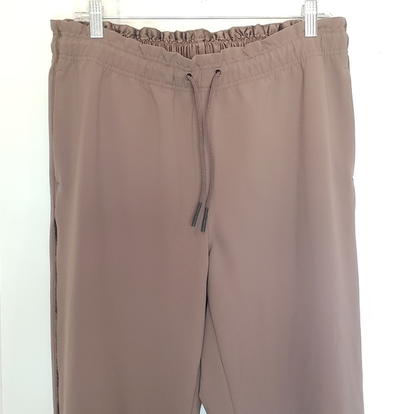 Athleta Metropolis Jogger Drawstring Pants Mineral Brown 10 - Picture 3 of 12